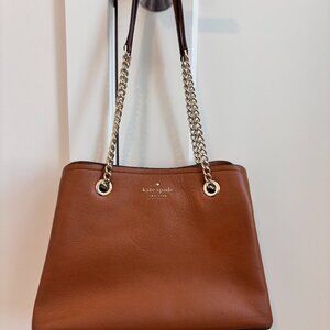 Kate Spade Brown Leather Laptop Bag